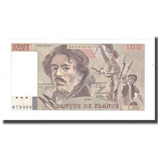 [#140524] France, 100 Francs, 1991, UNC, Fayette:69bis.3c1, KM:154, f