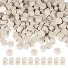 Wax Seal Beads, 360 Pack Sealing Wax Beads Octagon Stamp Beads, Beige