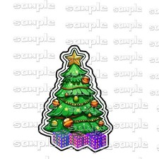 Disney Christmas tree bes Premade Scrapbook Paper Piece Die Cut
