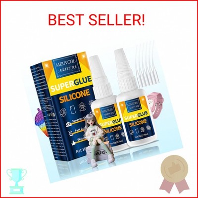 Meuvcol Silicone Glue 100g - Fast-Bonding & Waterproof Silicone Adhesive for Sil