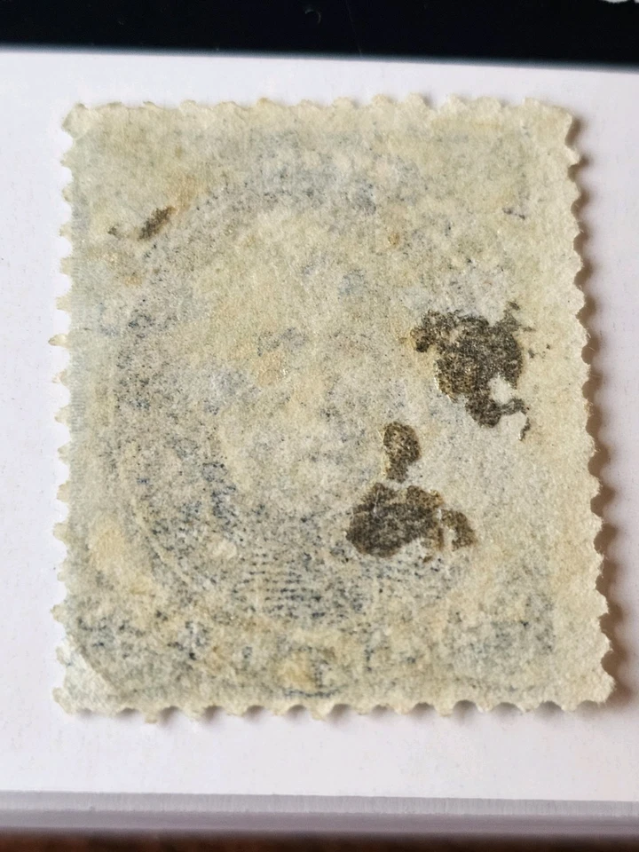 SELLO DE ESTADOS UNIDOS ZACKARY TAYLOR 1875 5c SC#179 PAPEL DURO BLANCO-AMARILLO PERF-12 MLHOG!! Foto 2 de 2