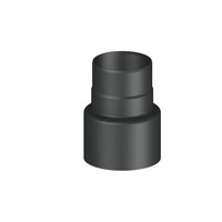 Jeremias Reduzierung Ofenrohr/ Rauchrohr Ø 150-120 Mm | Schwarz