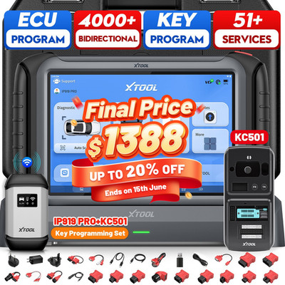 2026 XTOOL IP919 PRO+KC501 Auto Key Programmer Diagnostic Tool ECU Programming