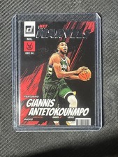 2022-23 Donruss Giannis Antetokounmpo Net Marvels Purple Press Proof #2 Bucks