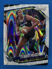 2025 #48 Teaira McCowan Panini Prizm WNBA White Seismic Prizm Wings