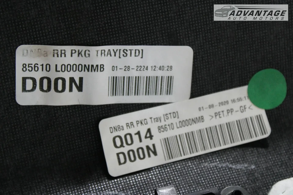 2020-2022 HYUNDAI SONATA TRUNK DECK SHELF PACKAGE TRAY TRIM COVER PANEL OEM - Image 4 of 4