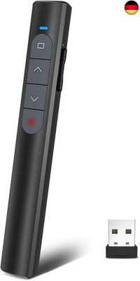 UBUYUONE Presenter, kabelloser Präsentationsfernbedienung, Pointer für P