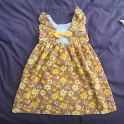   Adorable Floral Girls Dress   Size S   Perfect for Spring!  
