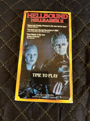 Hellbound: Hellraiser 2 (VHS, 1997)  Horror Tested Works 100% Mold Free Canada
