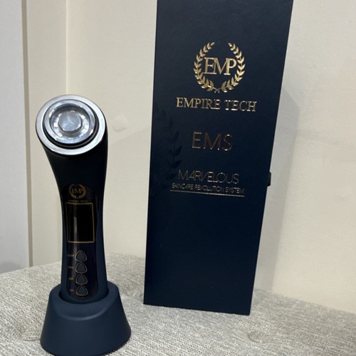 Empire Tech EMS Marvelous Skincare Revolution System Light Therapy Device Black