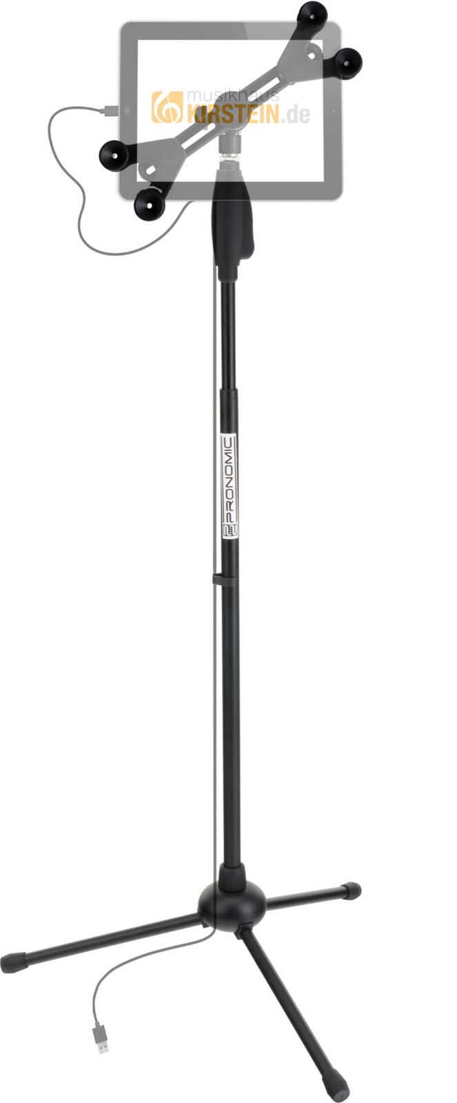 Универсальный планшетный КОМПЬЮТЕР Ständer Halter Halterung Mikro Ständer Stativ Klemme schwarz