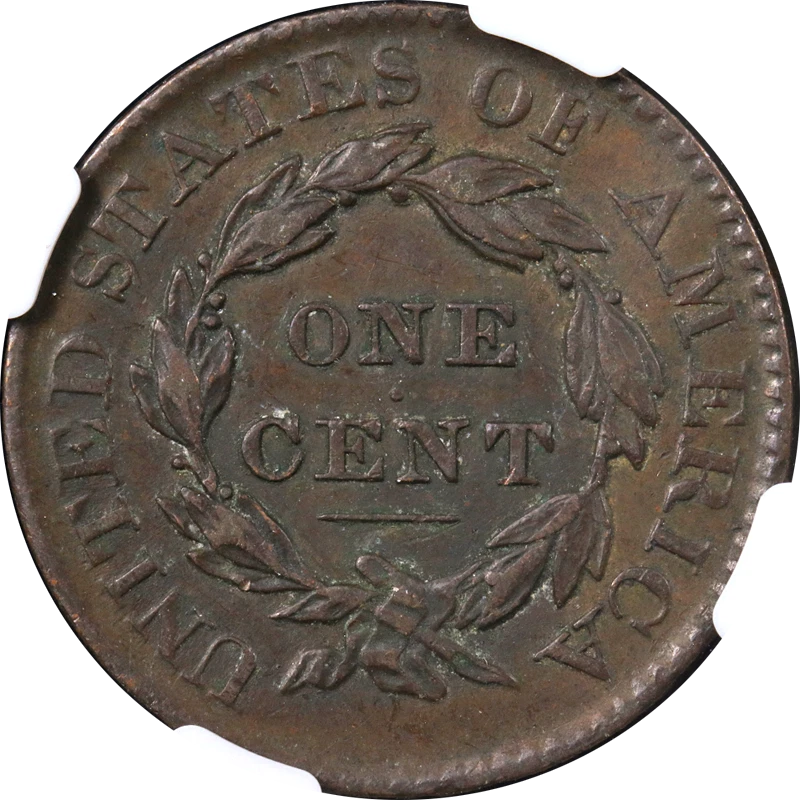 1826 Large Cent NGC XF40 BN N.4 R.2- Superb Eye Appeal Strong Strike - Image 2 of 4