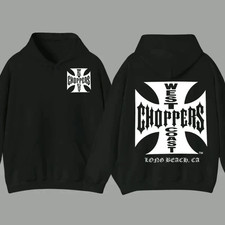 West Coast Choppers 2 Sided Hoodie, Choppers Cowl Hooodie