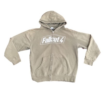 Vintage Fallout 4 Hoodie Mens Medium black  Full Zip