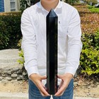 5.39LB Natural Obsidian Crystal Column Magic Wand Obelisk Point Healing — photo 9