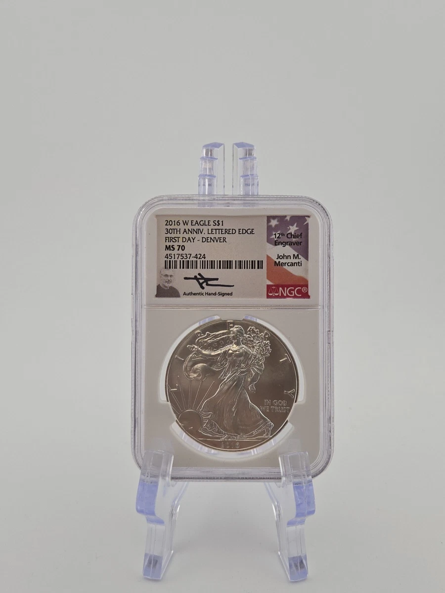 American Eagle MS 70 Graded 2016 Silver Bullion Coins for sale | eBay