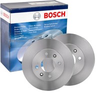 2X Bosch Bremsscheiben Ø241Mm Vorne Passend FÜR Hyundai Getz