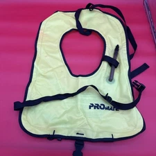 Promate SNORKEL VEST Adult Large 150-240 lb Yellow Snorkeling Life Safety Jacket