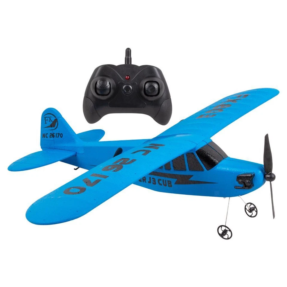 Remote Control Airplane RTF 2CH EPP Foam Helicopter Aeroplane Toy Grade Blue - Image 4 of 4