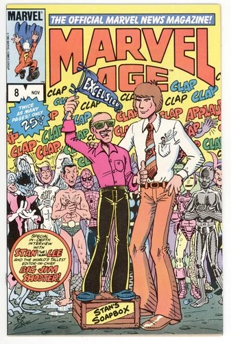 Marvel Age #8 (Marvel Comics November 1983) Stan Lee - Jim Shooter