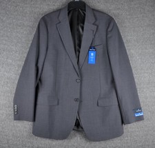 Nautica Mens Modern Fit Active Stretch Charcoal Grey Suit Jacket Blazer 42L 