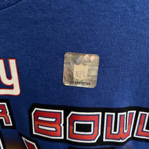 New York Giants Shirt Men Size Medium XLVI Super Bowl Champions TShirt Blue XL - Picture 4 of 6