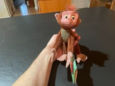 Baby Baboon Disney / Tarzan Mattel Bean Bag Plush with Tag and Vinyl Face 