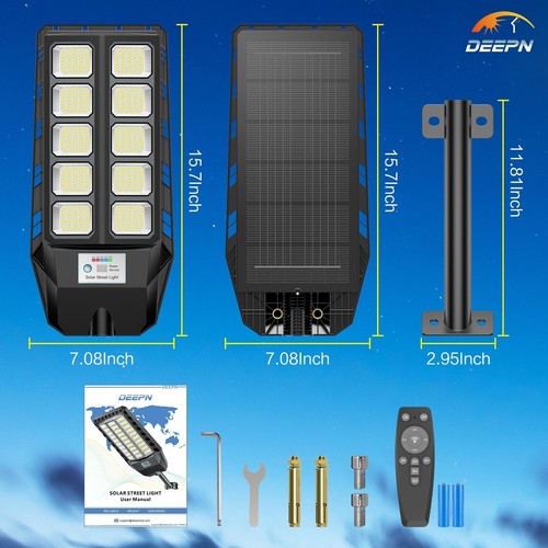 Solar Lights Outdoor for Outside, IP66 Waterproof Solar Street Lights Outdoor... - 第 6/7 張圖片