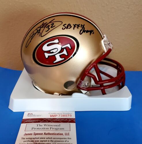 Ricky Watters San Francisco 49ers Signed Mini Helmet JSA  - Picture 1 of 4