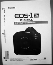 Canon EOS 1DS Digital Camera User Instruction Guide Manual