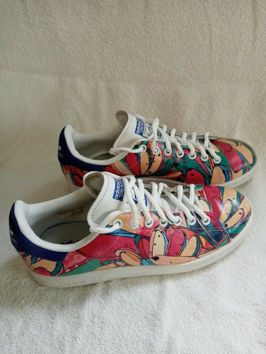 Adidas Stan Smith Floral Women s Size 7 eBay