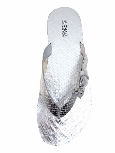 Michael Kors Womens Jocelyn Slip On Open Toe Casual Flats Fashion Thong Sandals - Picture 6 of 7