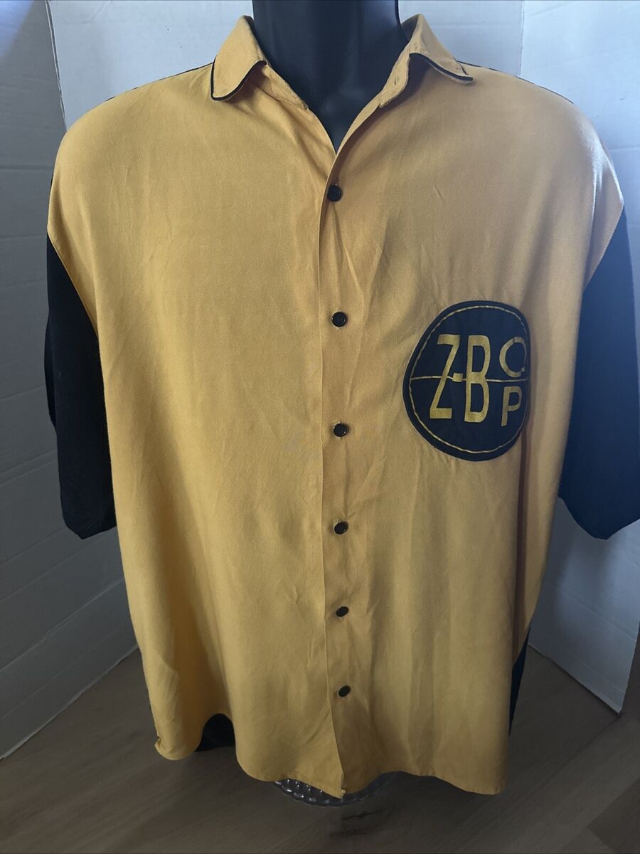 RARE Z Bop Rayon Shirt Color Block Sewn Patch Boyz N The RARE Z Bop Rayon Shirt Color Block Sewn Patch Boyz N The