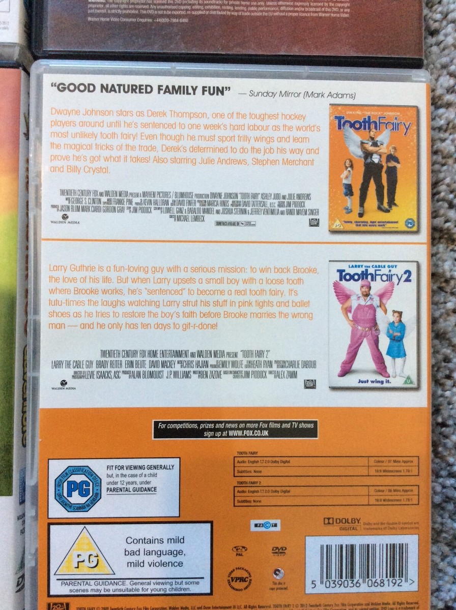 Kids DVD Set of 9 - Dreamworks, Warner Brothers, 20th Century Fox