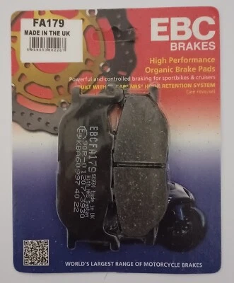 Plaquettes De Frein Avant EBC Organic Pour YAMAHA XVS950 XV950 (2009-2023) - Photo 1/4