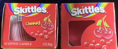 Skittles 3 oz Cherry Scented Candle New