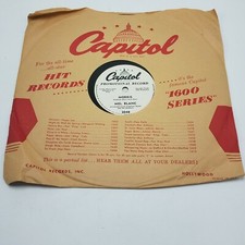 78 RPM MEL BLANC Morris / Lord Bless His Soul - Novelty - PROMO VG+