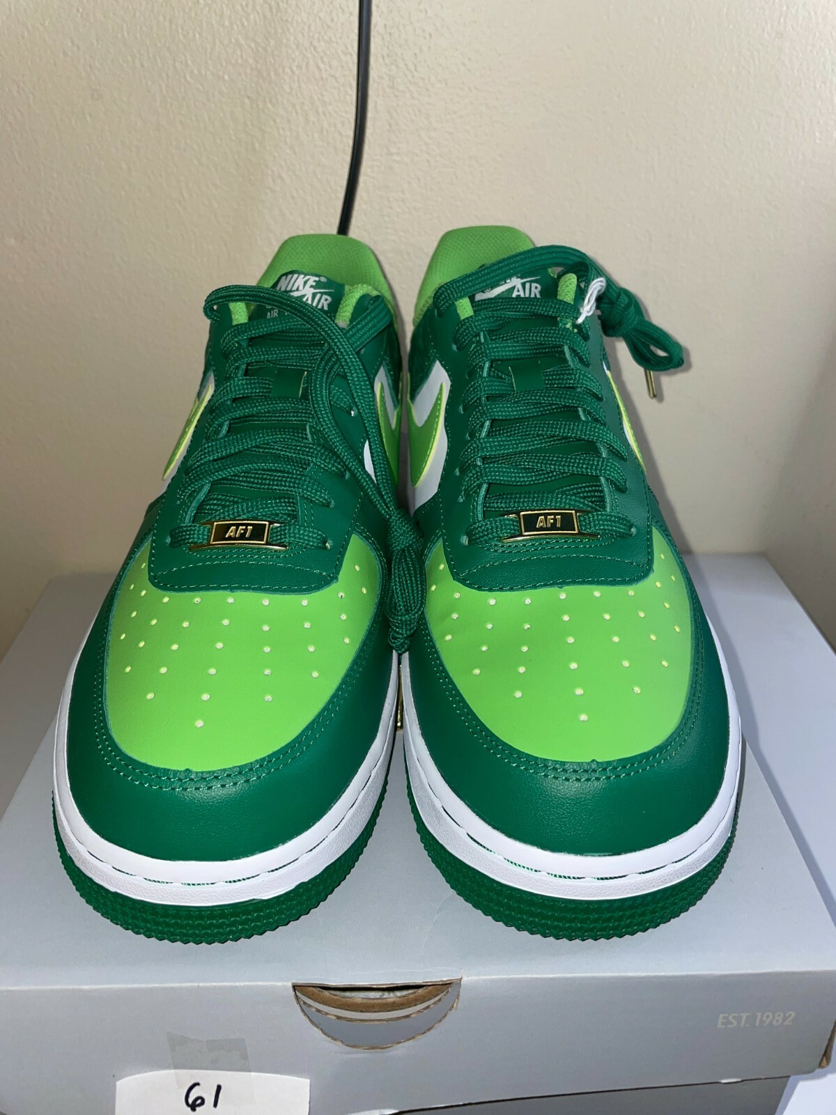 Size 10.5 - Nike Air Force 1 Low 2021 St Patricks Day for sale online | eBay