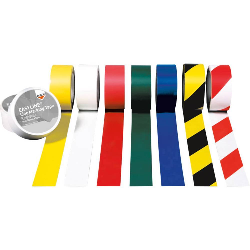 Rocol RS56015 RS56015 Nastro adesivo per segnalazioni EasyTape™ Nero, Giallo (L