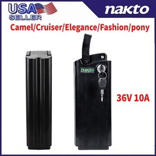 Electric Bike Batte Y For NAKTO Ebike For Camel/Cruiser/Elegance/Fashion 36V 10A