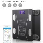 Digital Bathroom Scales Weighing Bluetooth Smart Body Fat BMI Monitor 180KG