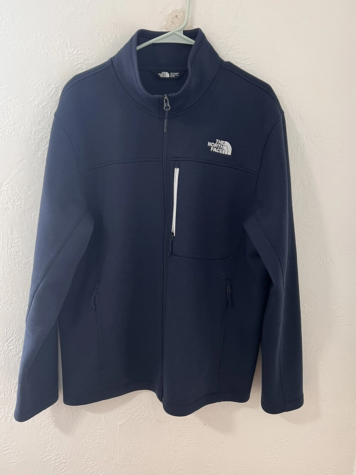 The North Face Men's Haldee Full Zip Sweater Jacket Size X-Large Blue