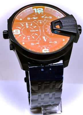 Original DZ7373 Uber Chief Black Stainless Black Dial Quartz Chronograph ,No box