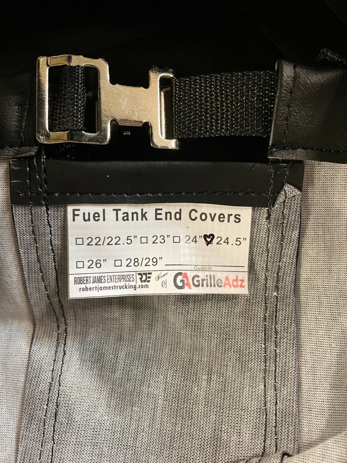 Premium 24.5" Fuel Tank End Covers Popular size for Kenworth eBay