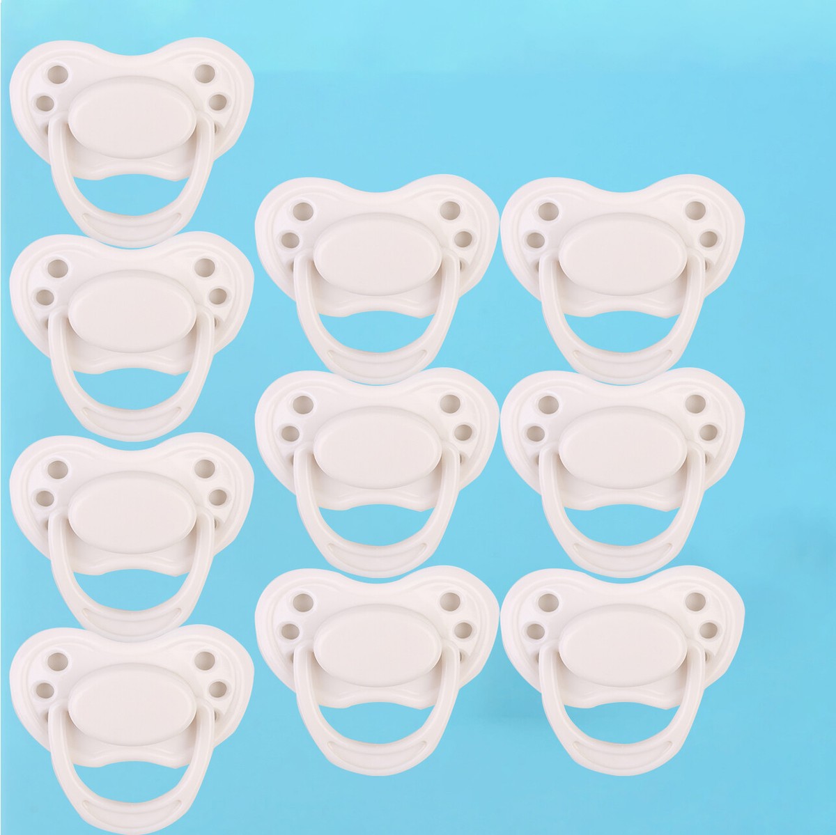 10x Magnetic Pacifiers Dummy Soother for Reborn Baby Dolls