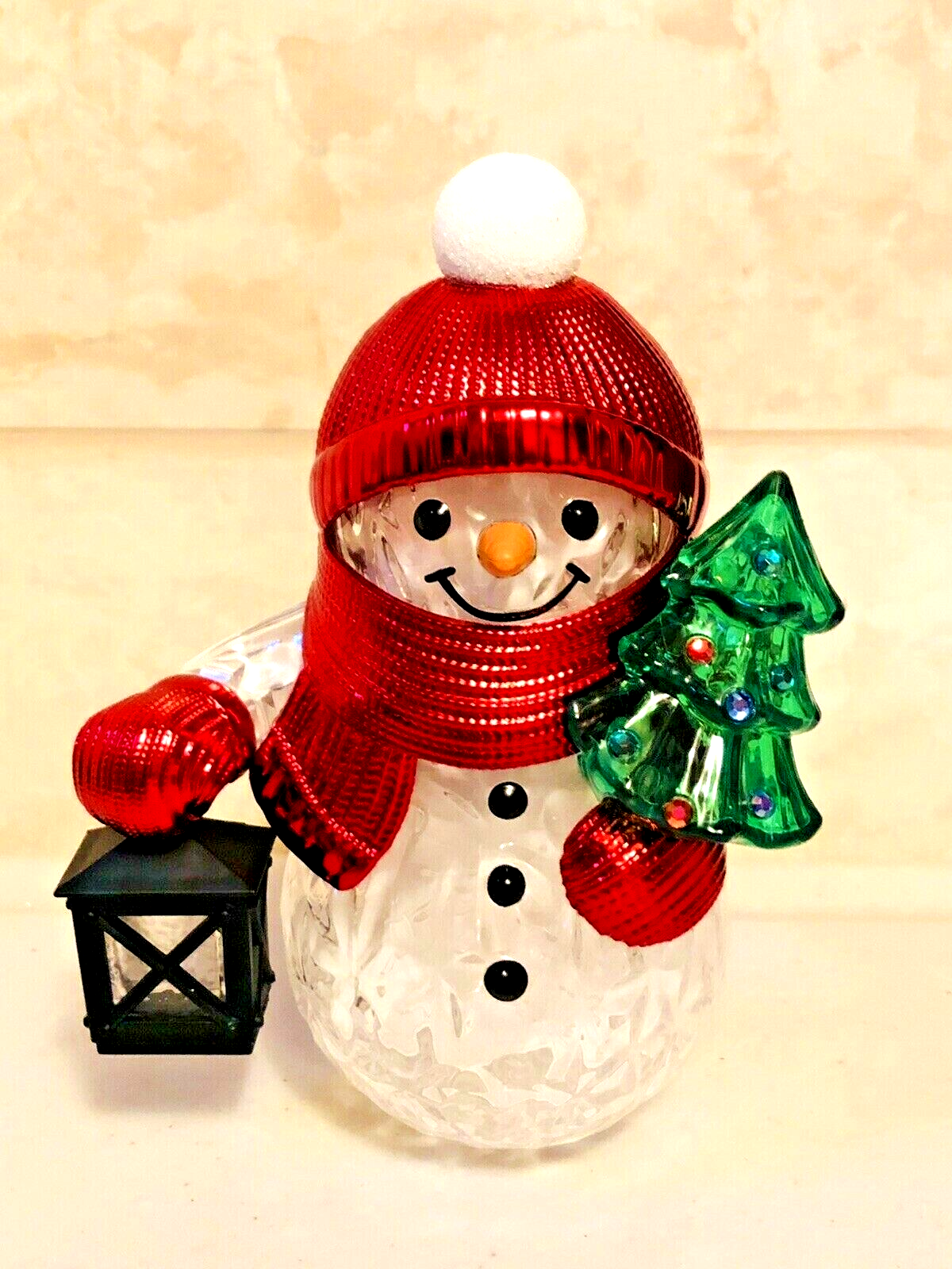 Bath & Body Works Snowman Projector Wallflower Plug Christmas Snowflake Decor 1-image