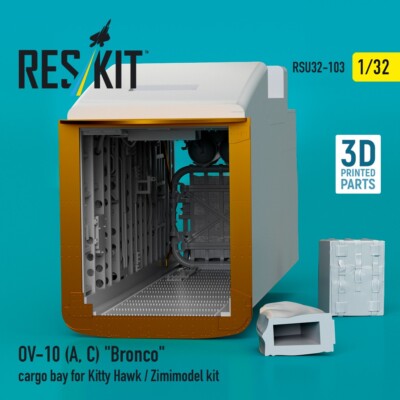 1/32 Reskit RSU32-0103 OV-10 (A, C) ''Bronco'' cargo bay for Kitty Hawk / Zimimode