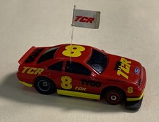 Vintage Tyco Red  8 TCR Slot Car Race Car