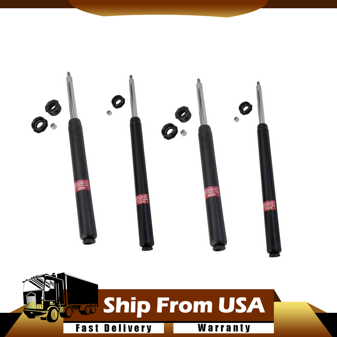 Front,Rear 4X KYB Suspension Air Strut fits 280Z 1975 1976 1977 1978_WT ...