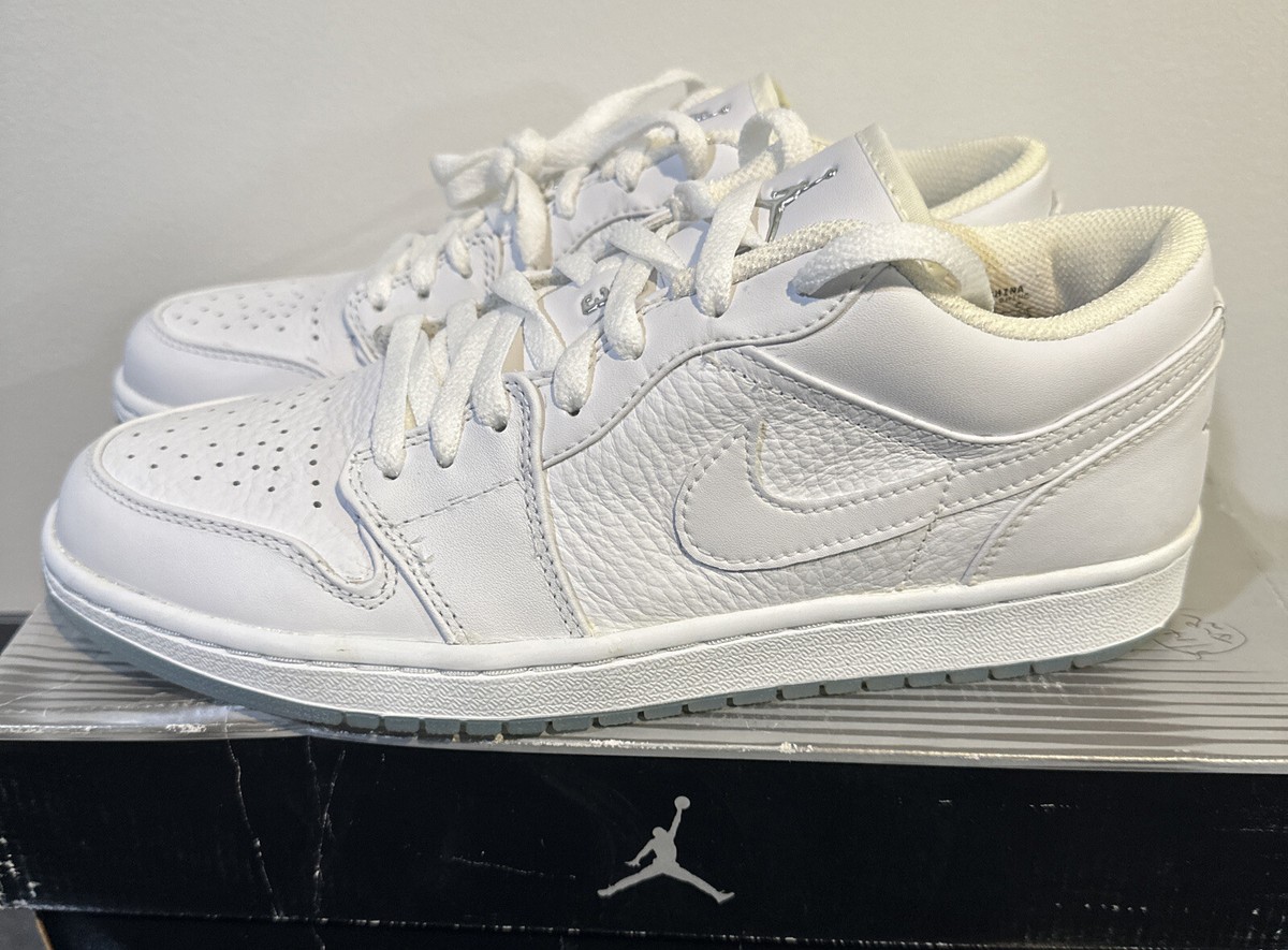 Nike Air Jordan 1 Retro Low White (2004) 309192 111 Size 9.5 | eBay
